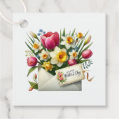 Étiquette de cadeau de Fête des Mères  (Devant)