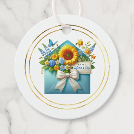 Étiquette de cadeau de Fête des Mères (Devant)