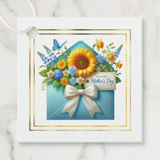 Étiquette de cadeau de fête des mères (Devant)