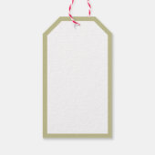 Étiquette de cadeau de fête prénatale Vintage Appl (Dos)