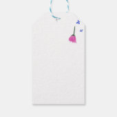 Étiquette de cadeau de fleurs fraîches coupées (Dos)