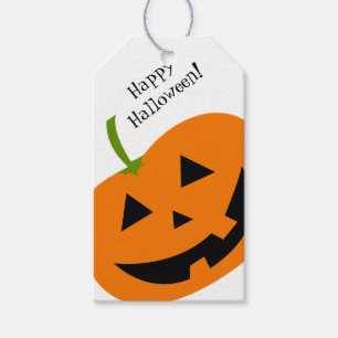 Étiquette de cadeau de Halloween Citrouille Joyeus