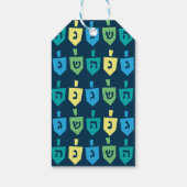 Étiquette de cadeau de Hanukkah joyeux (Dos)
