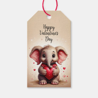 Étiquette de cadeau de la Saint-Valentin