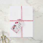 Étiquette de cadeau de la Saint-Valentin (Avec de la ficelle)