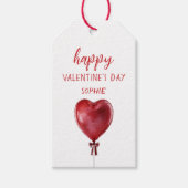 Étiquette de cadeau de la Saint-Valentin avec ball (Devant)