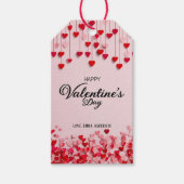 Étiquette de cadeau de la Saint-Valentin avec des (Devant)