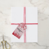 Étiquette de cadeau de la Saint-Valentin avec des (Avec de la ficelle)