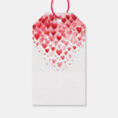 Étiquette de cadeau de la Saint-Valentin Cœurs à l (Dos)