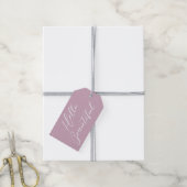 Étiquette de Cadeau de la Saint-Valentin Écriture  (Avec de la ficelle)