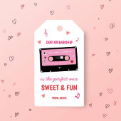 Étiquette de cadeau de la Saint-Valentin pour amit