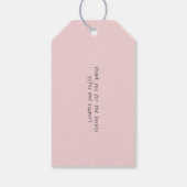 étiquette de cadeau de la Saint-Valentin pour cock (Dos)