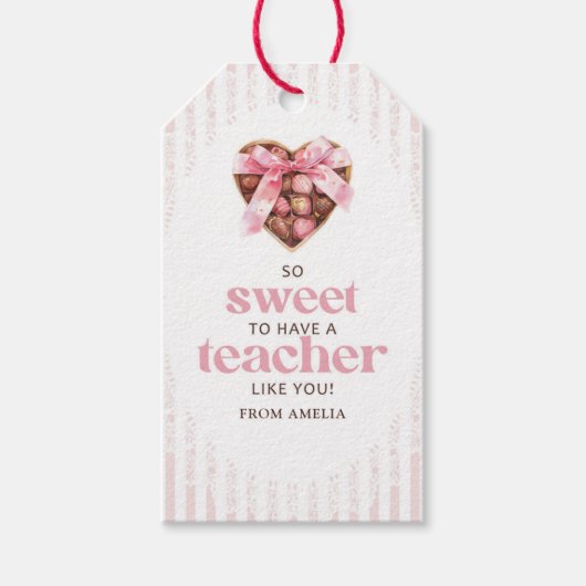 Étiquette de cadeau de la Saint-Valentin pour ense (Devant)