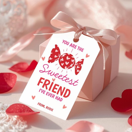 Étiquette de cadeau de la Saint-Valentin pour l'am