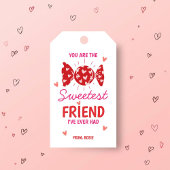 Étiquette de cadeau de la Saint-Valentin pour l'am