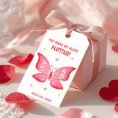Étiquette de cadeau de la Saint-Valentin « Vous fa