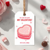 Étiquette de cadeau de la Saint-Valentin 'Vous pre