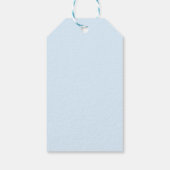 Étiquette de Cadeau de Lapin de Pâques (Dos)