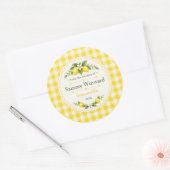 Étiquette de cadeau de limoncello fait maison (Enveloppe)