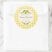 Étiquette de cadeau de limoncello fait maison (Sac)