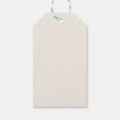 Étiquette de cadeau de mariage botanique à la prun (Dos)