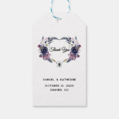 Étiquette de cadeau de mariage Halloween (Dos)