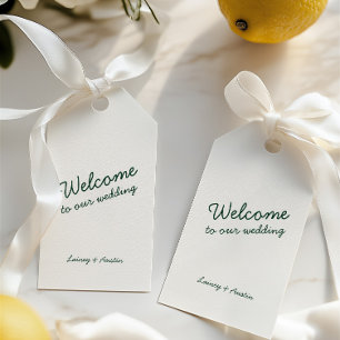 Étiquette de cadeau de mariage minimaliste rétro m