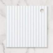 Étiquette de cadeau de mariage Something Blue Coas (Dos)