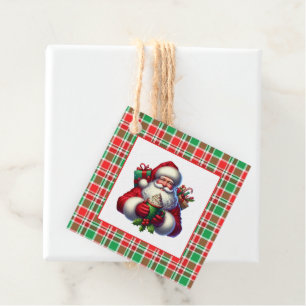 Étiquette de cadeau de Noël