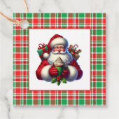Étiquette de cadeau de Noël (Devant)