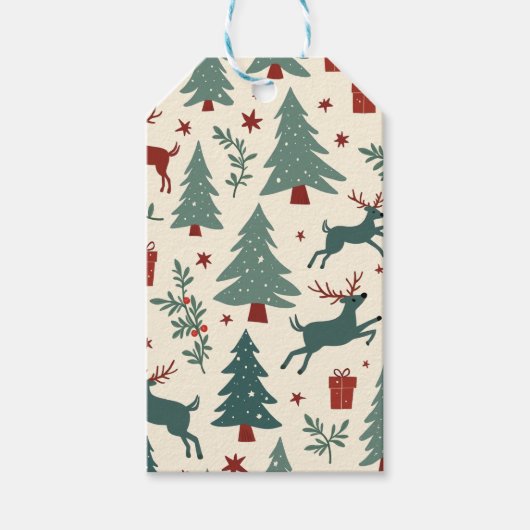 Étiquette de cadeau de Noël (Devant)