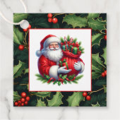 Étiquette de cadeau de Noël (Devant)