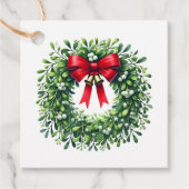 Étiquette de cadeau de Noël (Devant)