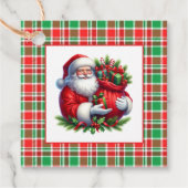 Étiquette de cadeau de Noël (Devant)
