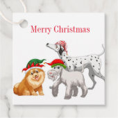 Étiquette de cadeau de Noël (Devant)