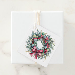 Étiquette de cadeau de Noël