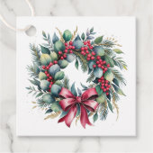 Étiquette de cadeau de Noël (Devant)