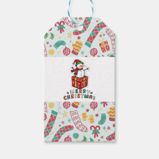 étiquette de cadeau de Noël