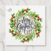 Étiquette de cadeau de Noël (Devant)