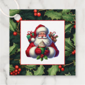 Étiquette de cadeau de Noël (Devant)