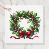 Étiquette de cadeau de Noël (Devant)