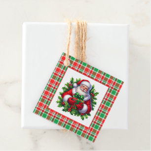 Étiquette de cadeau de Noël