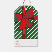 Étiquette de cadeau de Noël (Devant)