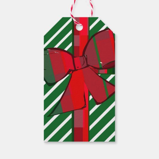 Étiquette de cadeau de Noël (Dos)