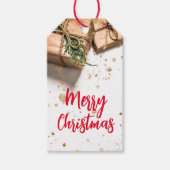Étiquette de cadeau de Noël code qr logo de la mar (Devant)