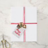 Étiquette de cadeau de Noël code qr logo de la mar (Avec de la ficelle)