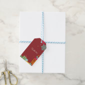Étiquette de cadeau de Noël – Création festive de (Avec de laficelle)