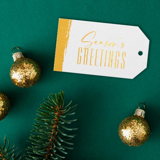 Étiquette de cadeau de Noël de vacances d'écriture
