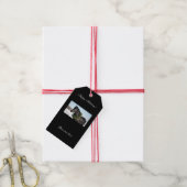 Étiquette de cadeau de Noël Équestre (Avec de la ficelle)