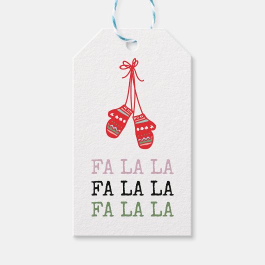 Étiquette de cadeau de Noël. Étiquette de vacances (Devant)